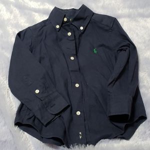 Boys linen and cotton Ralph Lauren button down